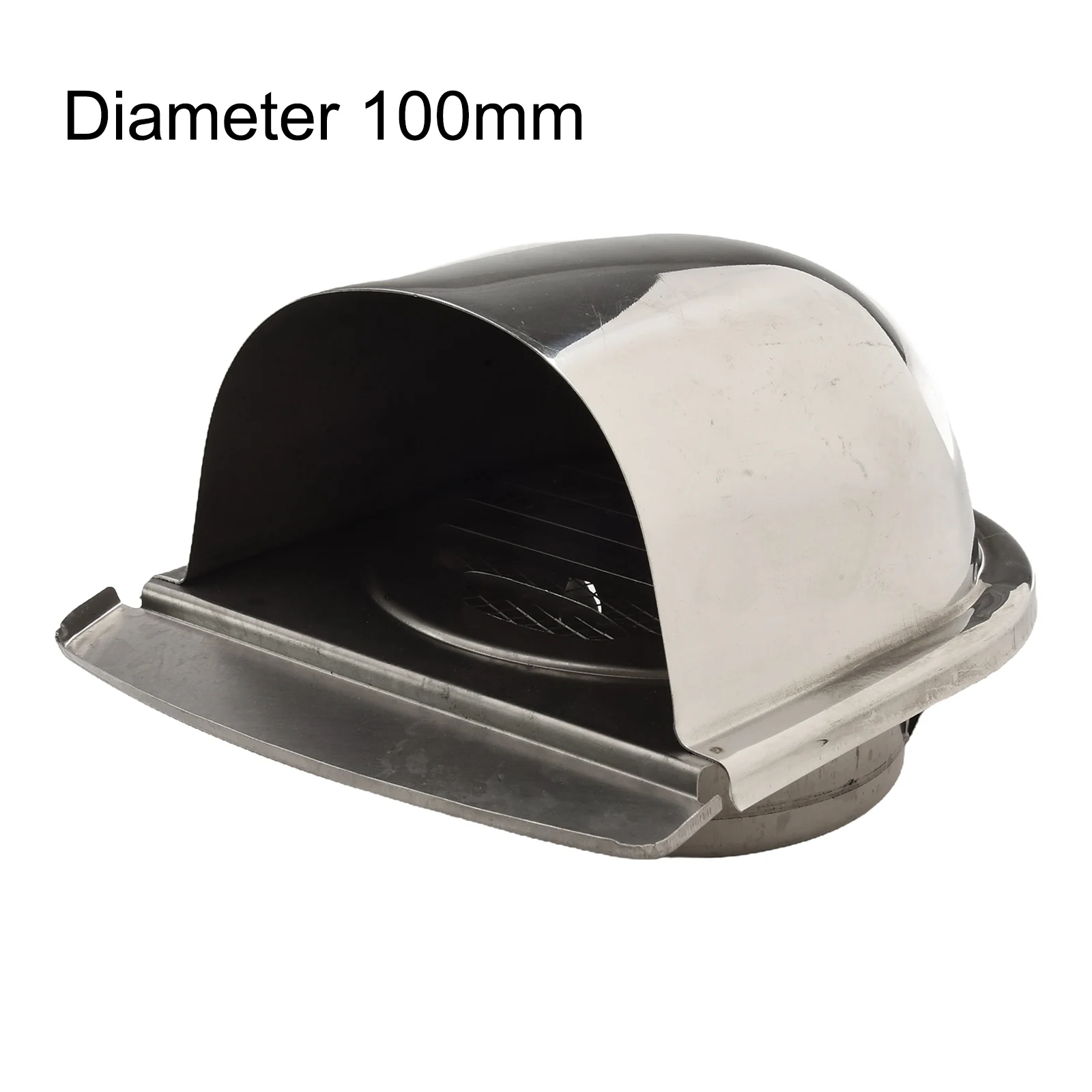 Exhaust Vent Hood for Wall Air Outlet Cover Featuring Stainless Steel and Anti-Exhaust Extractor to Enhance Airflow