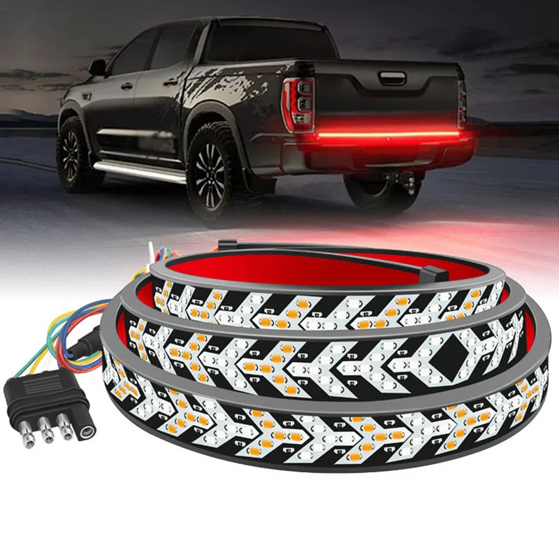 

Universal Car Tail Light Strip Drving Turning Brake Signal Trailer Truck 12V Lamp Lights Backlight Tailgate Stop Bar Light