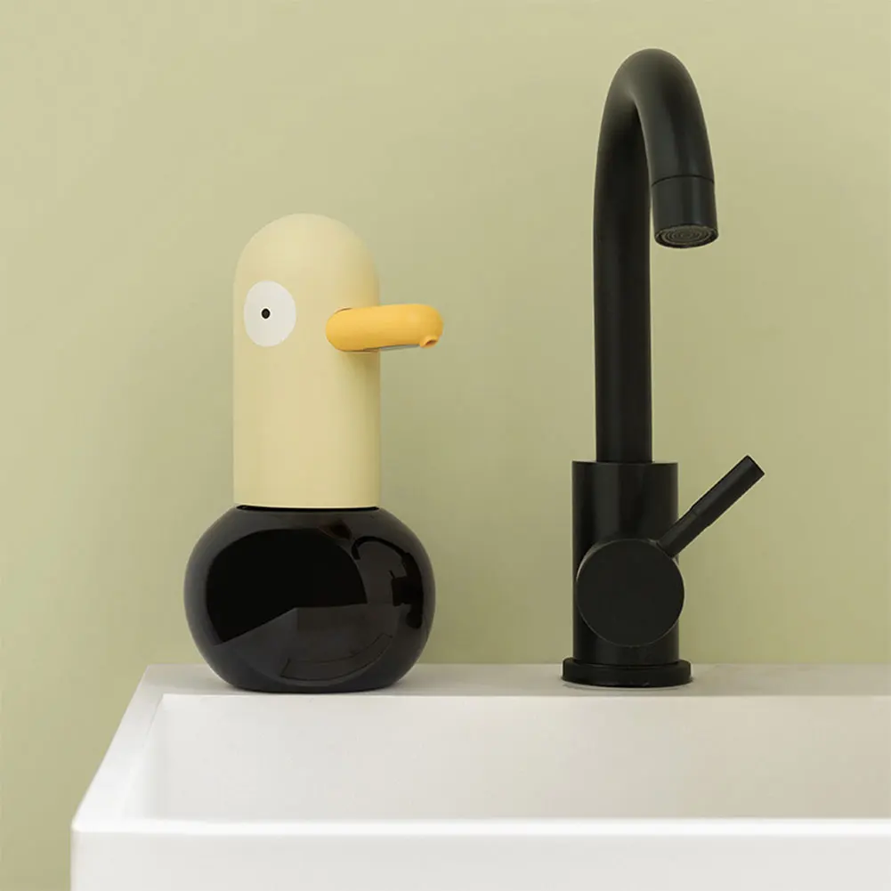 Cute Duck Dish Soap Dispenser Touchless Electric Soap Dispenser Rechargeable Hands Free Auto Soap Dispenser for Kitchen Bathroom