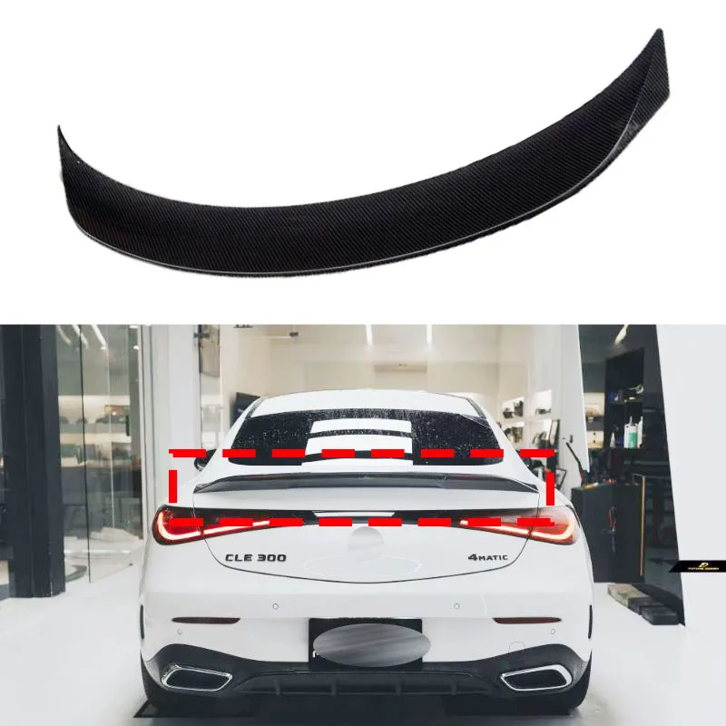 Real Carbon Fiber Rear Spoiler Duckbill Wing For Benz CLE300/ CLE450/ CLE53 AMG C236 Coupe 2024+