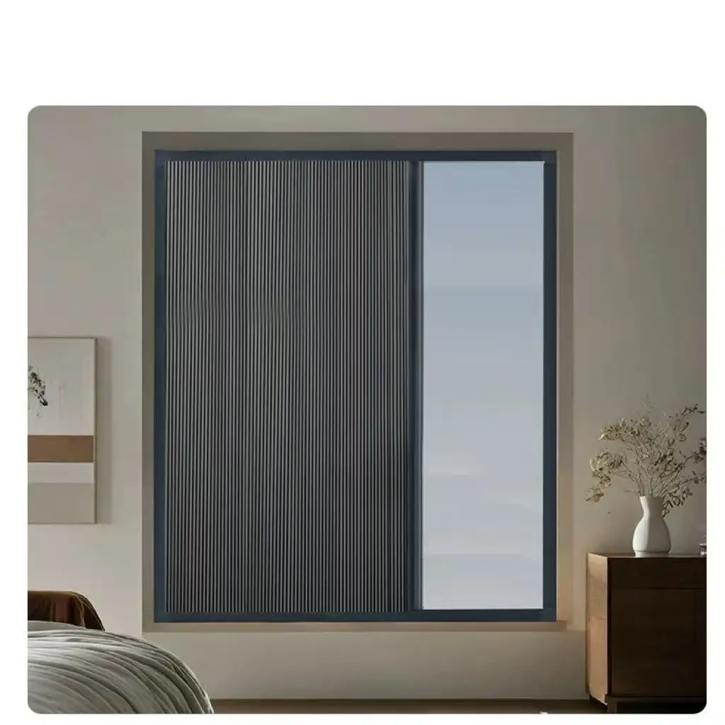 Insulation Minimalist Built-in Vertical Blackout Manual Blinds Screen Cellular Shades Honeycomb Blinds for Window