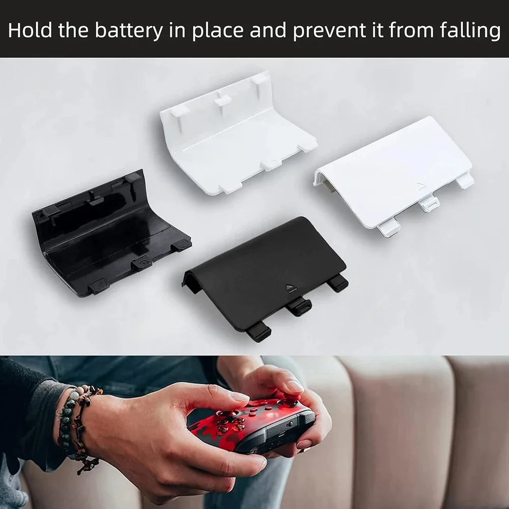 5/10 قطعة غطاء البطارية الخلفي استبدال ل Xbox SeriesX/S تحكم ل Xbox One S/X بطارية قذيفة غطاء الباب إصلاح أجزاء