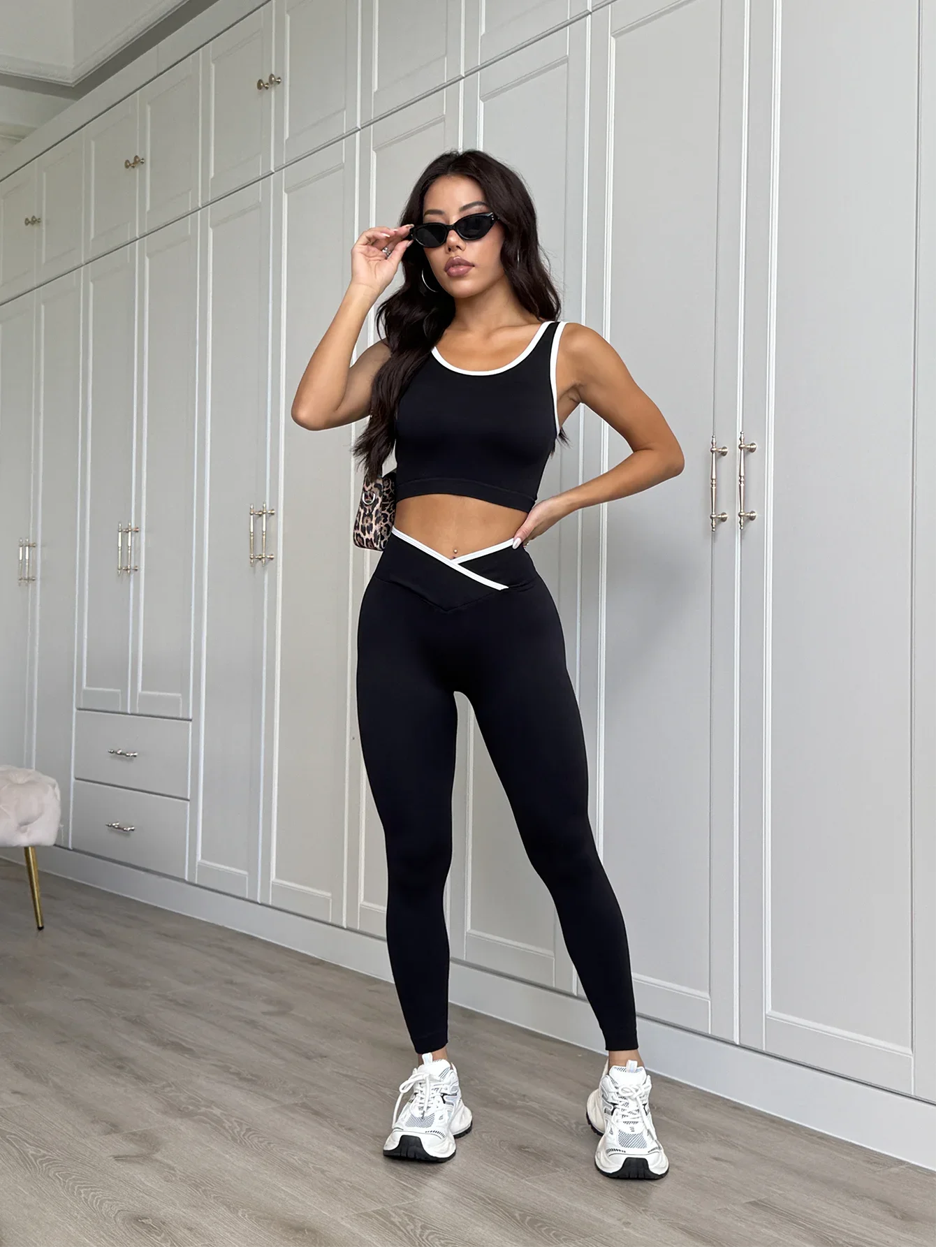 Women's Seamless Leggings - Tummy Control Gym Sports Yoga Pant with 4-Way Stretch Squat-Proof & Tummy Control Activewear Autumn