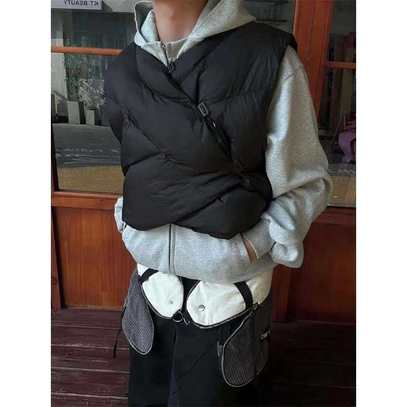 

Жилеты Жилеты Толстые женские винтажные зимние стеганые подкладки для похудения во французском стиле Шикарная функциональная офисная одежда против морщин в стиле ретро