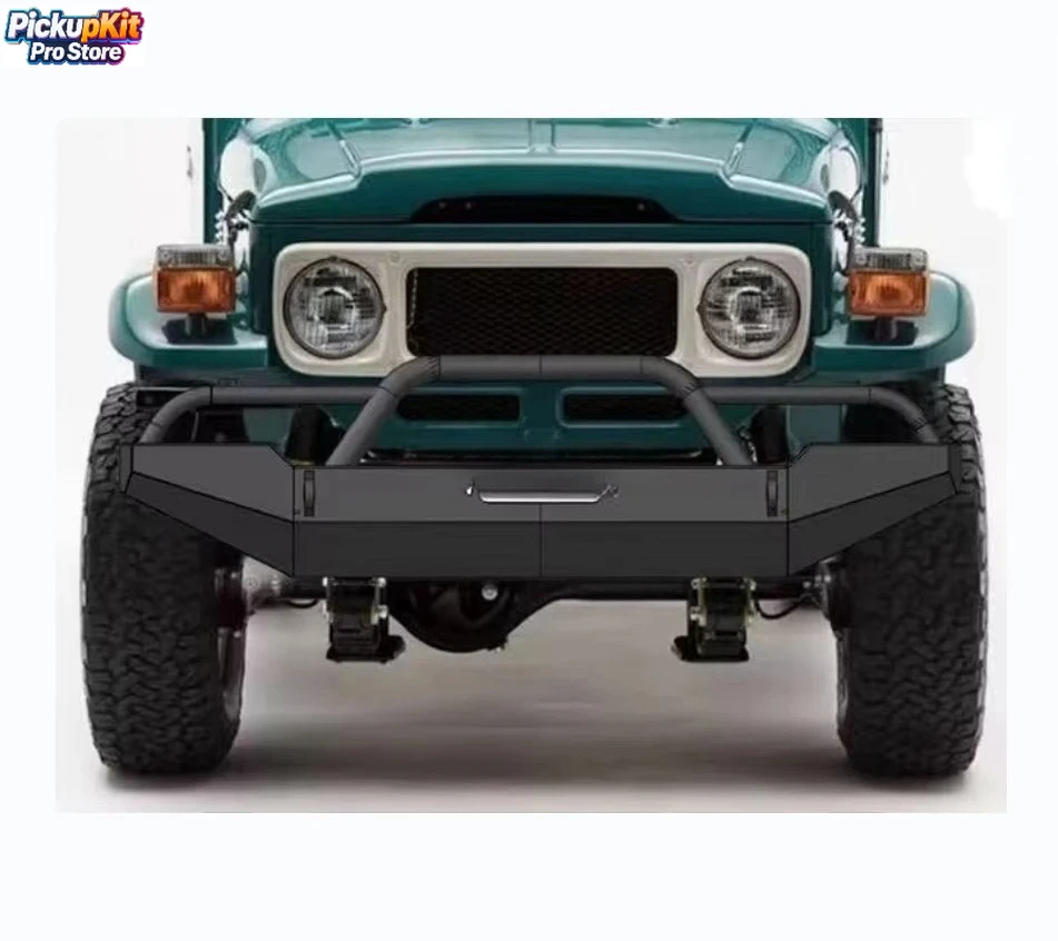 

Classic Restoration Steel Front & Rear Bumper Bull Bar for Land Cruiser FJ40 LC40