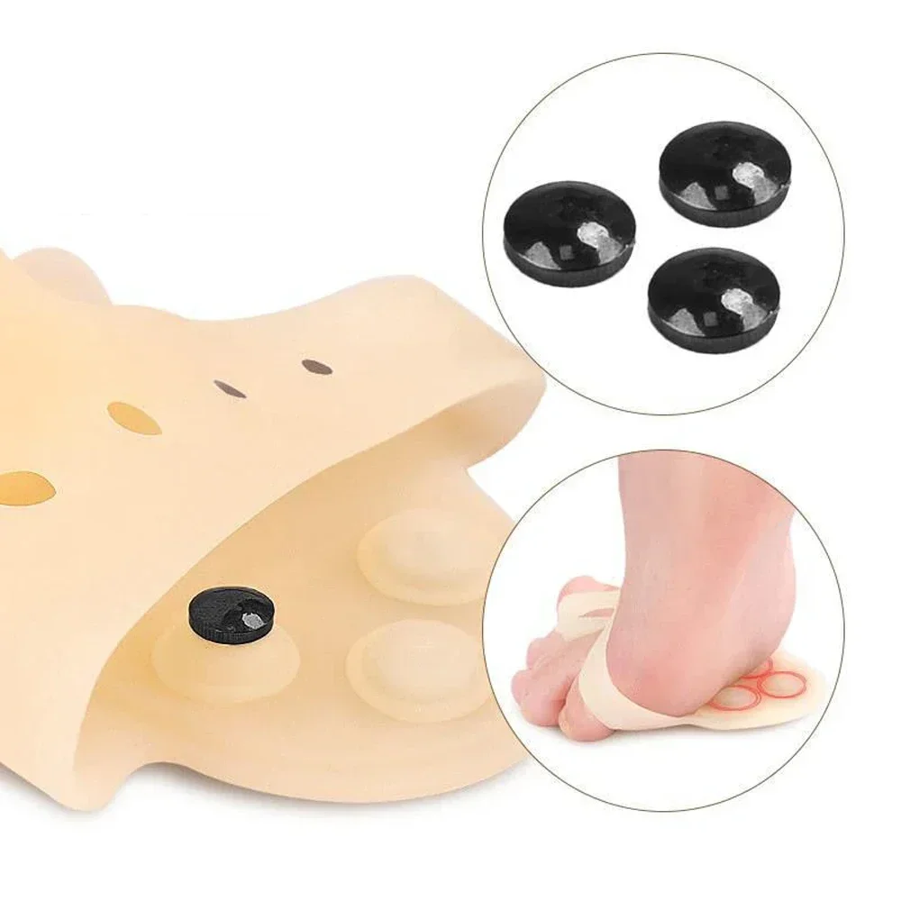 1Pair Toe Separators Ball of Foot Cushion Metatarsal Pads for Women,Silicone Forefoot Cushions Great for Mortons Neuroma,Blister