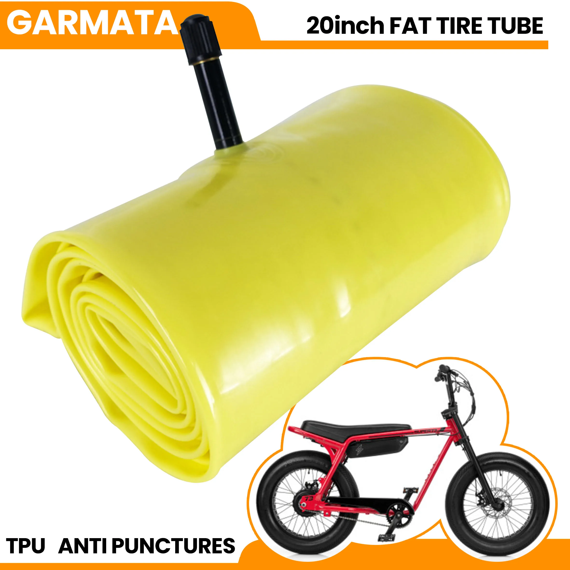 

TPU Bicycle Tube 20x4-4.5inch TPU Bicycle Tube / Fat Bike InnerTube / Anti puctrures