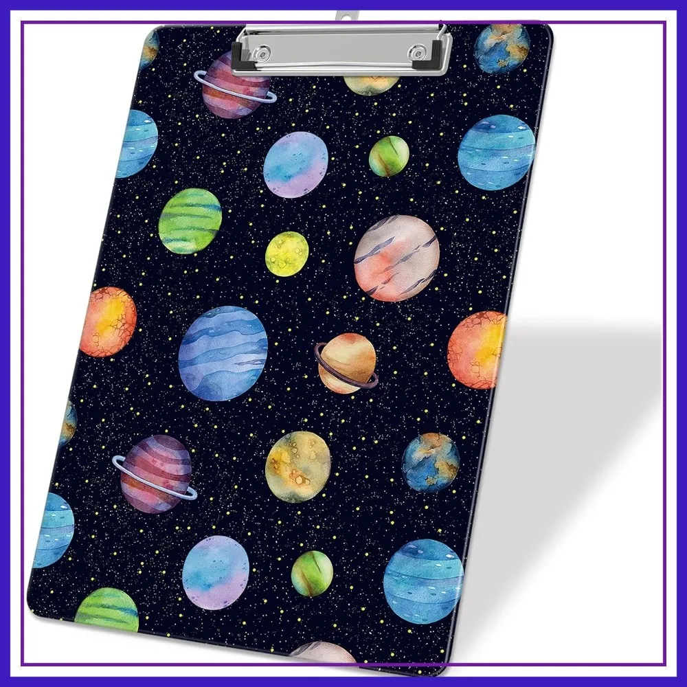 

Plastic A4 Clipboards, Cute Standard Letter Size 9x12.5 in, Office Decorative for Students Women Men