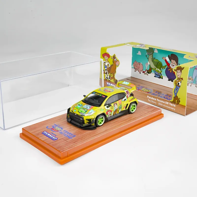 TW 1:64 Toyota GR Yaris Toy Story 30th Anniversary Special Edition High Detail Diecast Alloy Simulation Car Model Perfect Gift