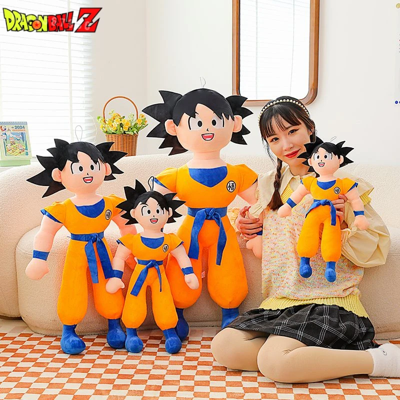 40-70CM Large size Anime Dragon Ball Son Goku Plush Doll Pillow Kawaii Soft Stuffed Doll Decoration For Kids Toys Birthday Gifts