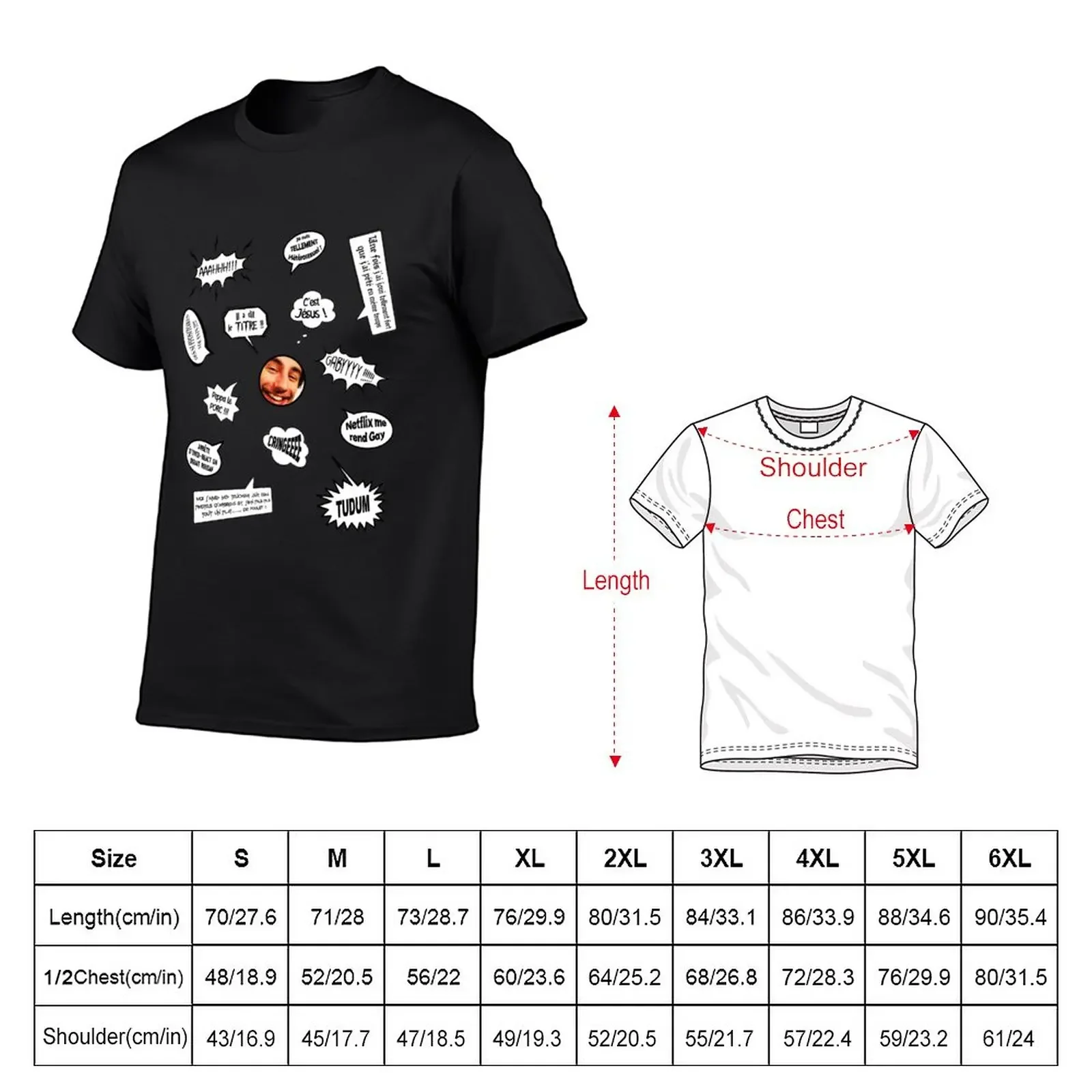 Roudaf Citations T-Shirt quick drying graphics designer t shirt men