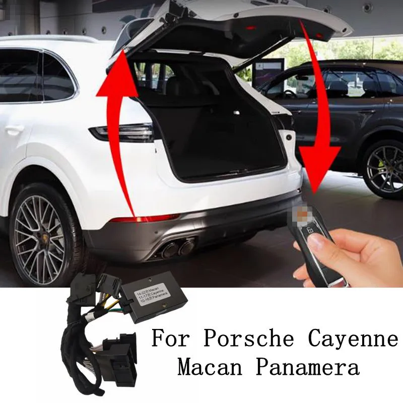 Elektryczny moduł przełącznika tylnego bagażnika dla Porsche Cayenne Macan Panamera System zamykania Zasilanie kluczyka zdalnego sterowania klapą tylną