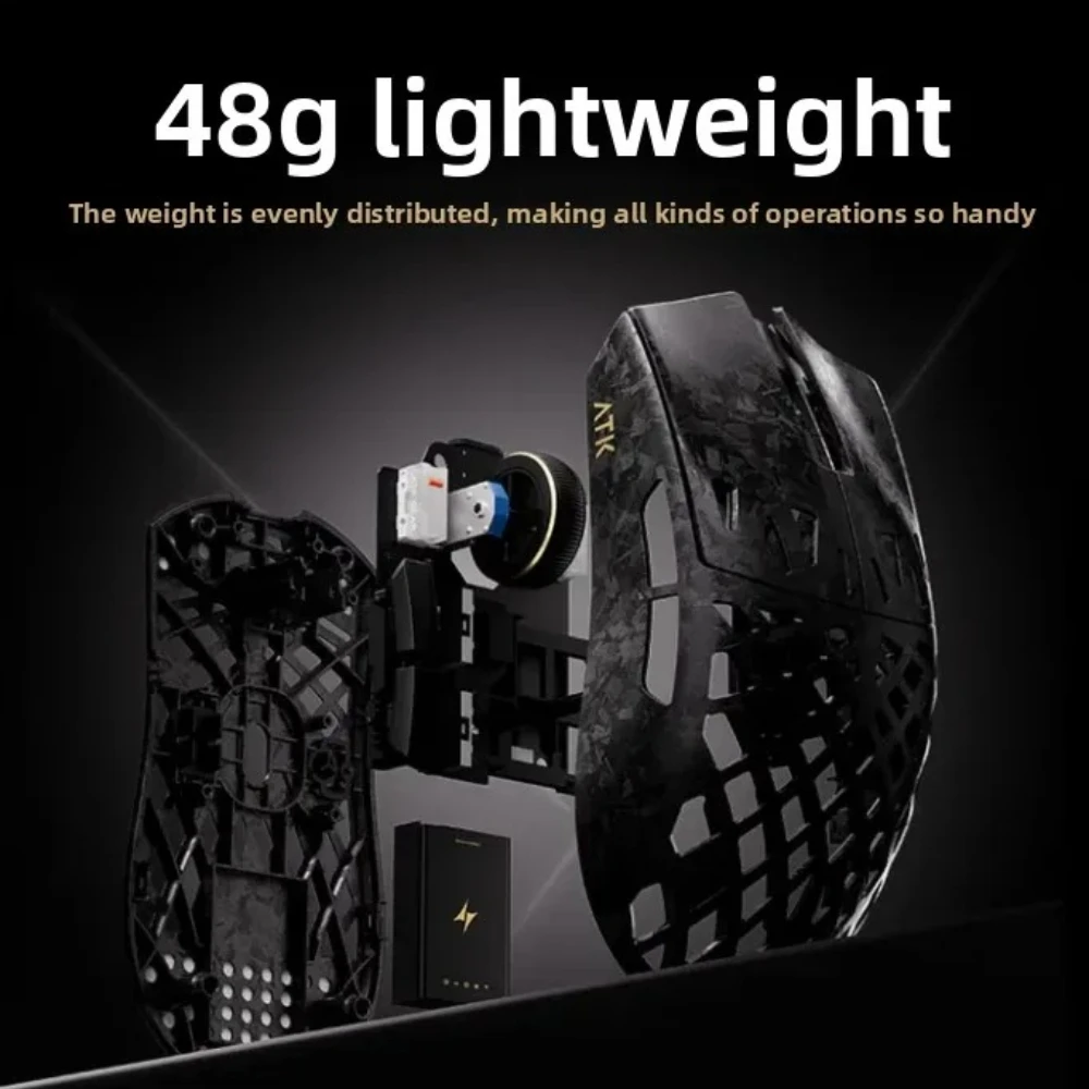 ATK Blazing Sky GHOST Gaming Mouse Carbon Fibre Wireless Tri-Mode
