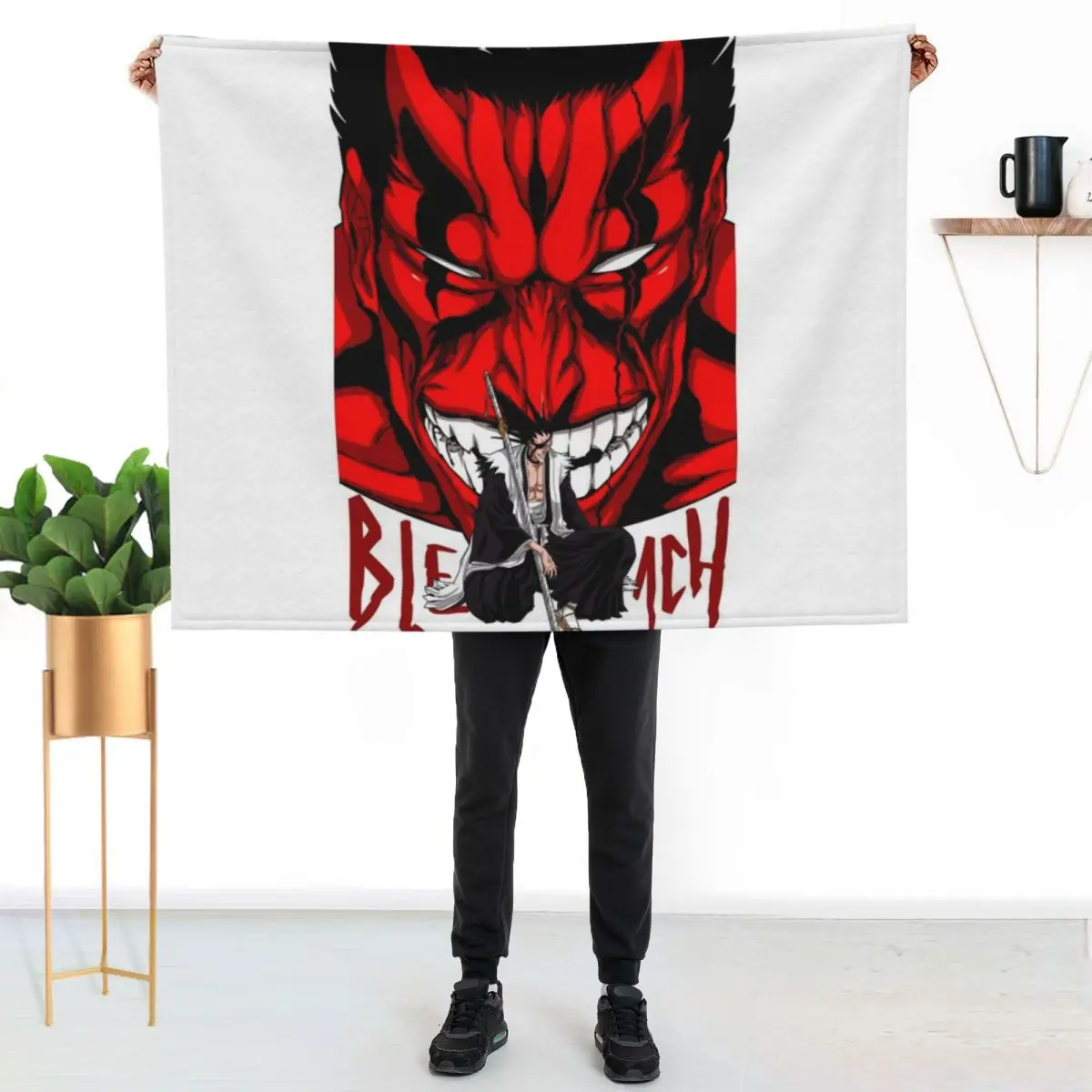 

the savage leader Throw Blanket Fuzzy Plush Throw Blanket for Sofa Chair