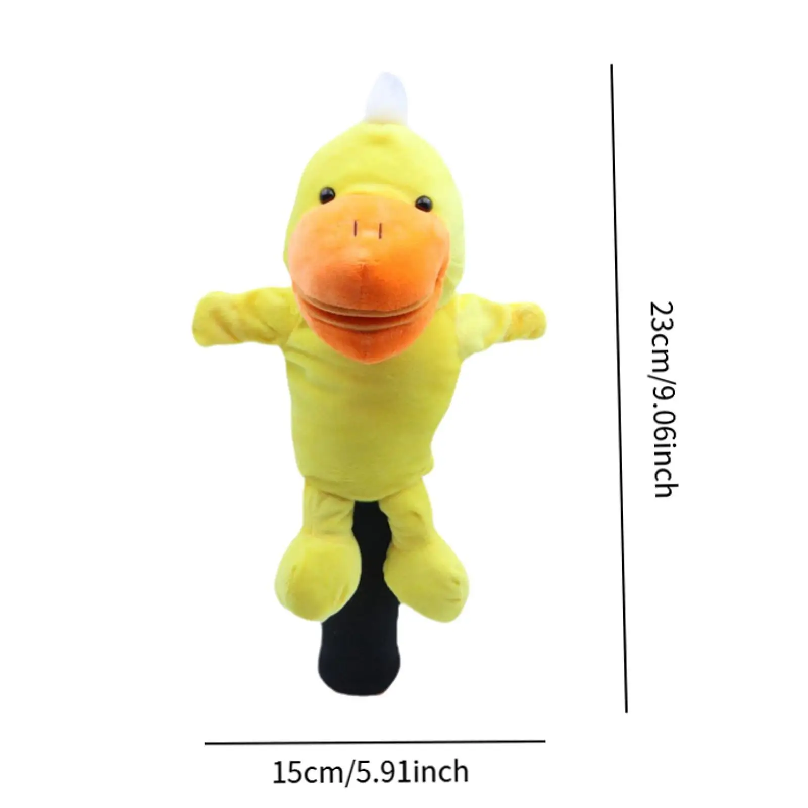 Golf Wood Headcover Golfer Gift Lightweight Cartoon Duck Shaped Sleeve Golf Club Protection Golf Club Head Cover Accessories