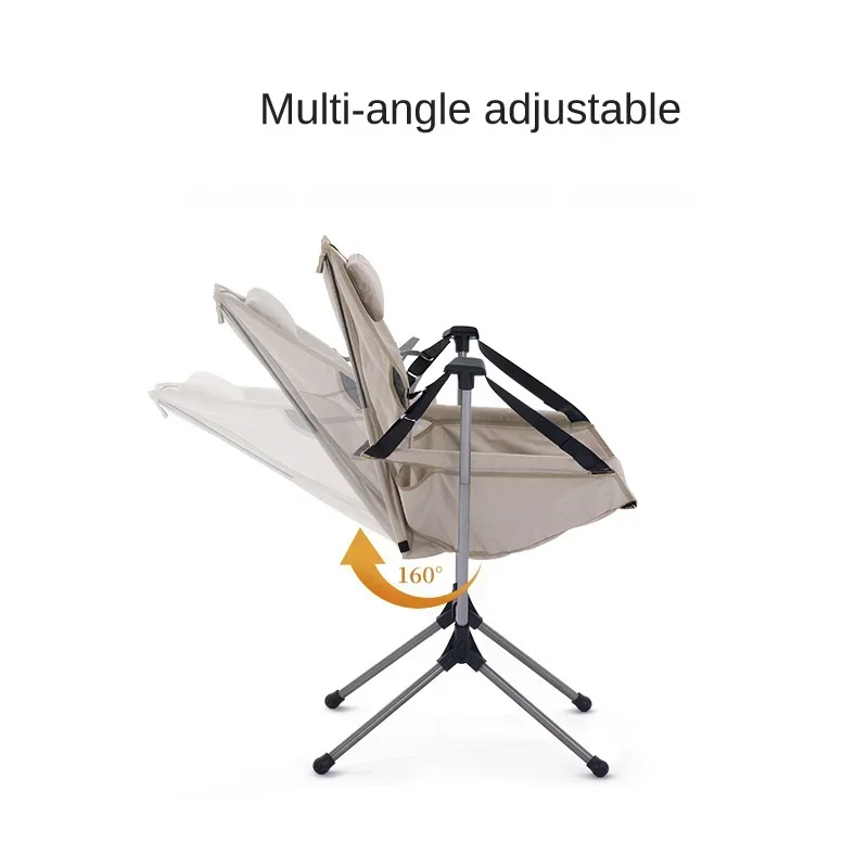 

Naturehike-Outdoor Camping Aluminum Alloy Foldable Swinging Chairs Portable Breathable Beach Fishing Leisure Chair Folding