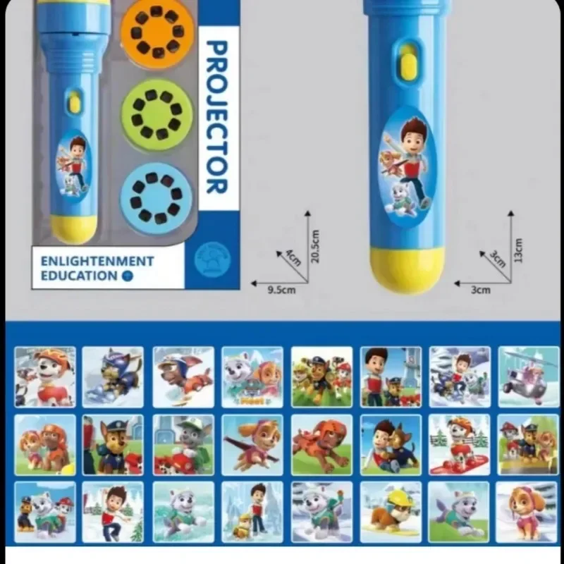 Lampe torche de dessin animé PAW Patrol pour enfants, lampe de poche, budgétaire, jouet, créatif, mignon, anime