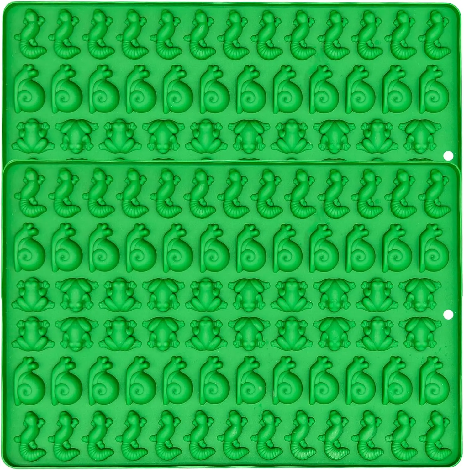 

Mini Silicone Molds 3d Frog, Lizard, Snails Gummy Molds for Chocolate, Fondant, Candy, Biscuits, Cookie, Jelly Cake Decoration