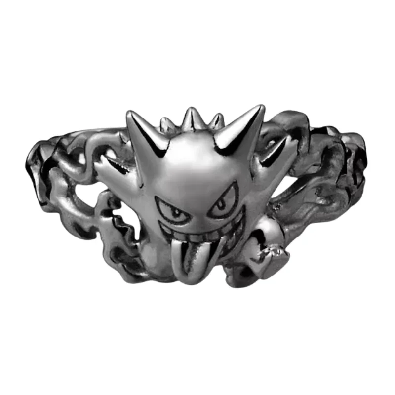 Pokemon Fashion Personality Trendy Adjustable Cartoon Ring Couples Teenagers Niche Simple Light Luxury Versatile Ring Gift