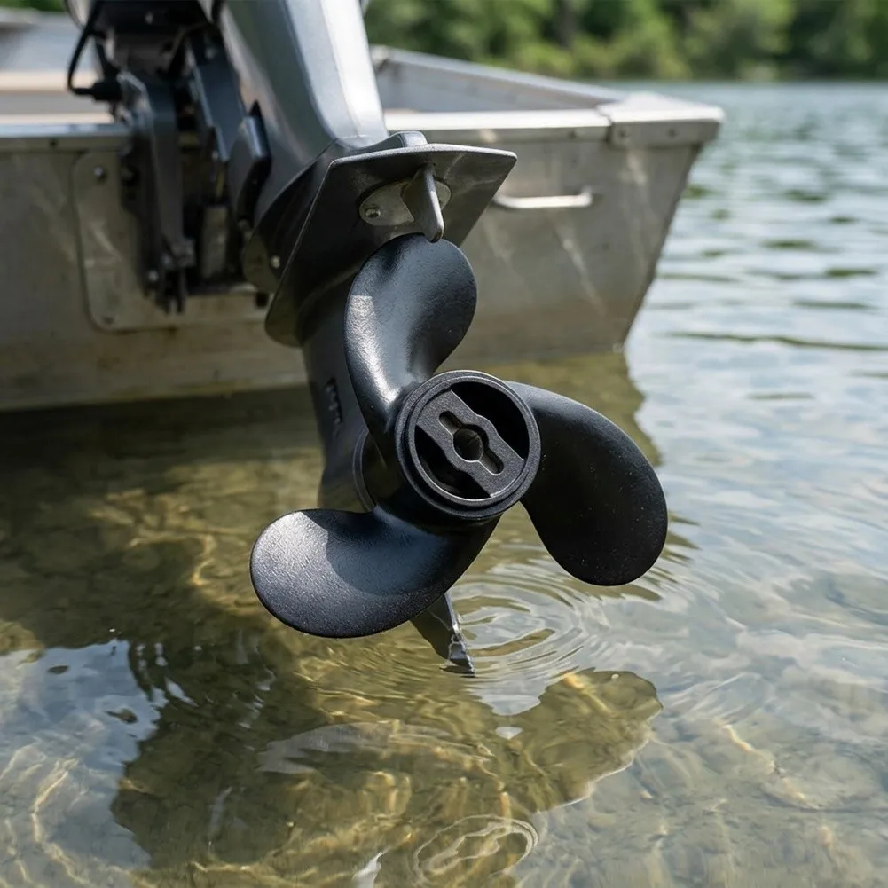 For Fishing Trips Aluminum Propeller For Recreational Boating High Efficiency Design Aluminum Alloy Construction