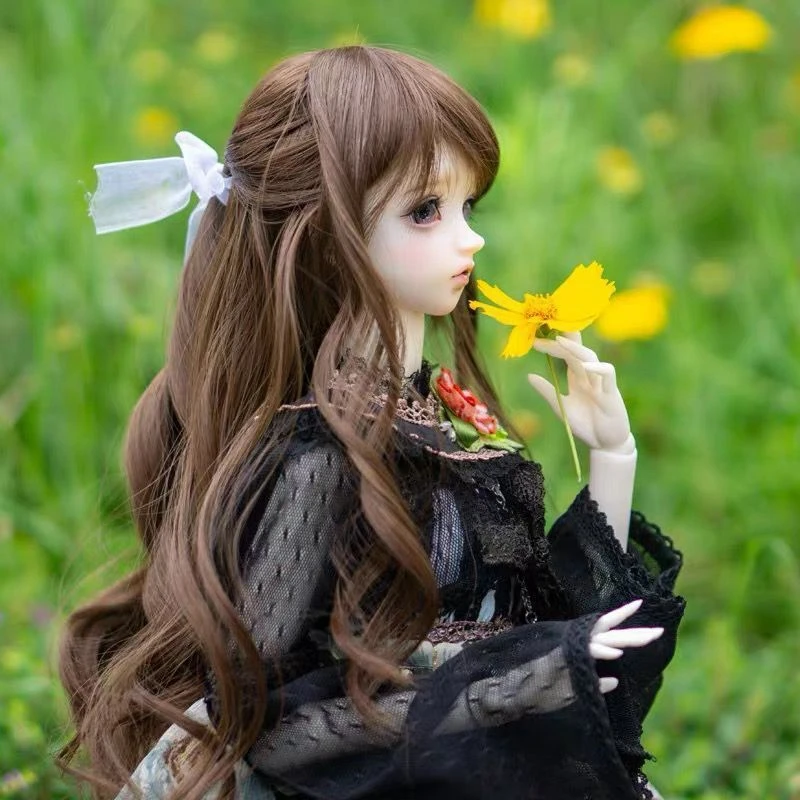 Bjd Doll's Wig Simulated Wool Hair for 1/6 Bjd Doll Change Makeup Accessories DIY Dress Up Accessories