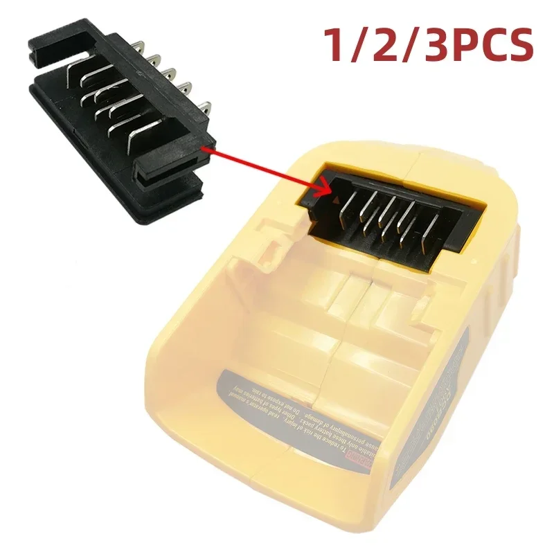 1/2/3PCS Złącze do ładowarki akumulatorów litowo-jonowych Dawalt Do DCB118 DCB112 Do DCB115 DCB105 DCB090 Części adaptera USB
