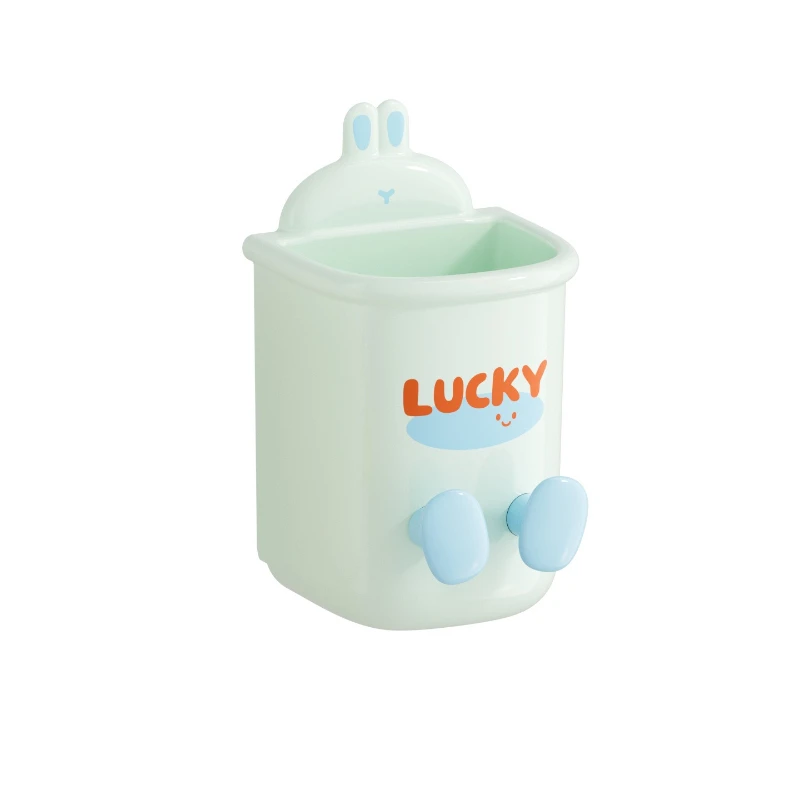 

LTT toothbrush mouthwash cup rack non-punching wall-mounted toilet storage box hanger