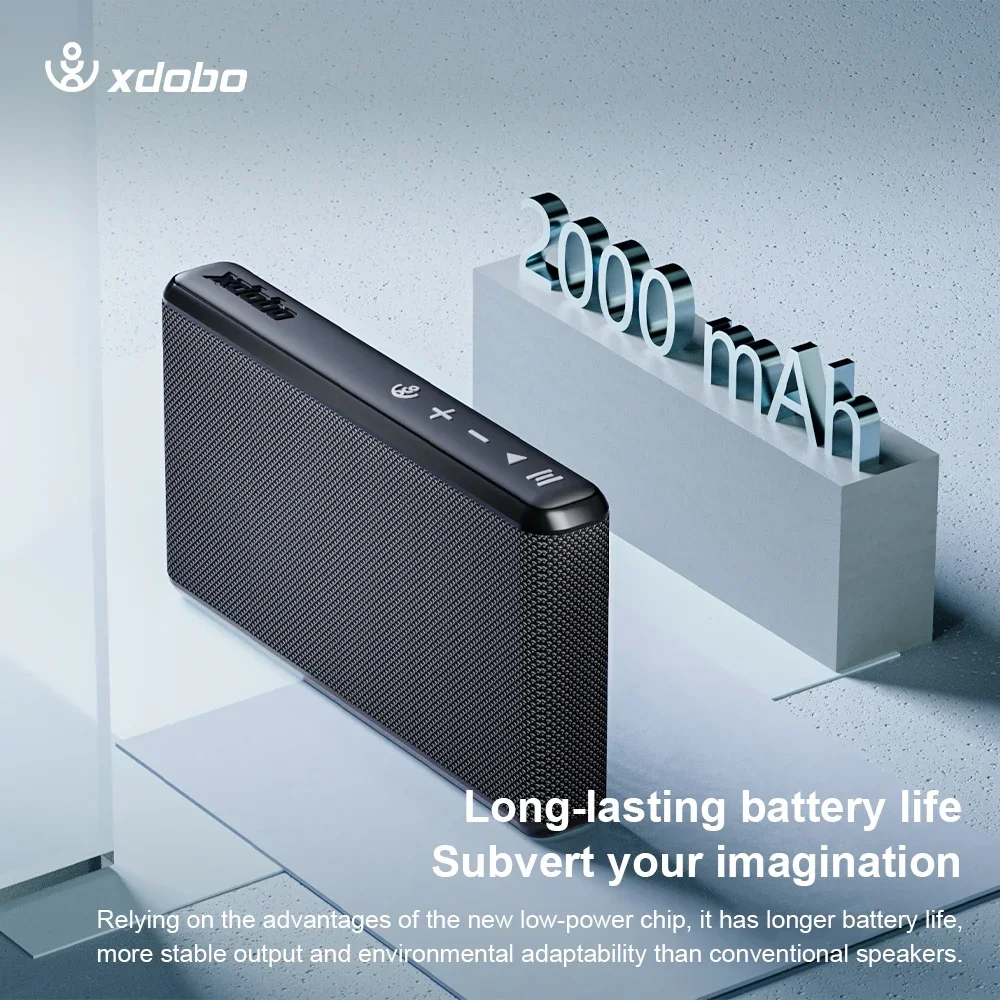 

Xdobo X8 Air Outdoor Waterproof Wireless Bluetooth Speaker 10W Ultra Thin Professional Party Mini Portable Bluetooth Speaker