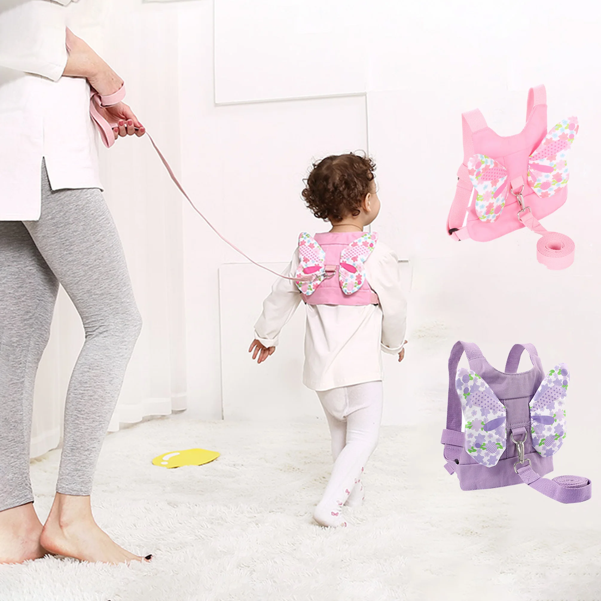 Infants and Young Children Anti-lost Traction Rope Baby Learn to Walk Small Backpack Baby Anti-lost with Slip Baby Traction Stra