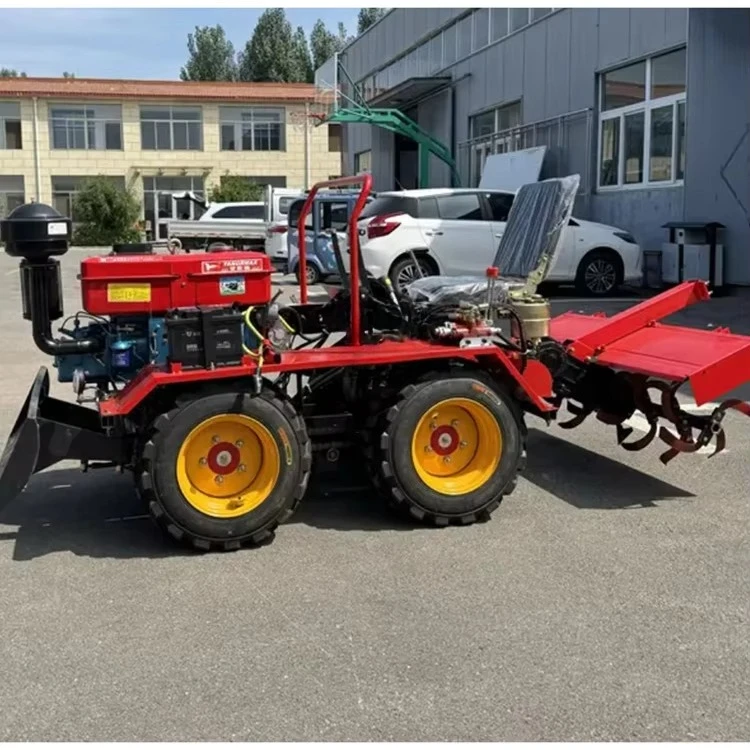 25hp Ride on Cultivator Wheeled Rotary Tiller Garden Mini Tractor