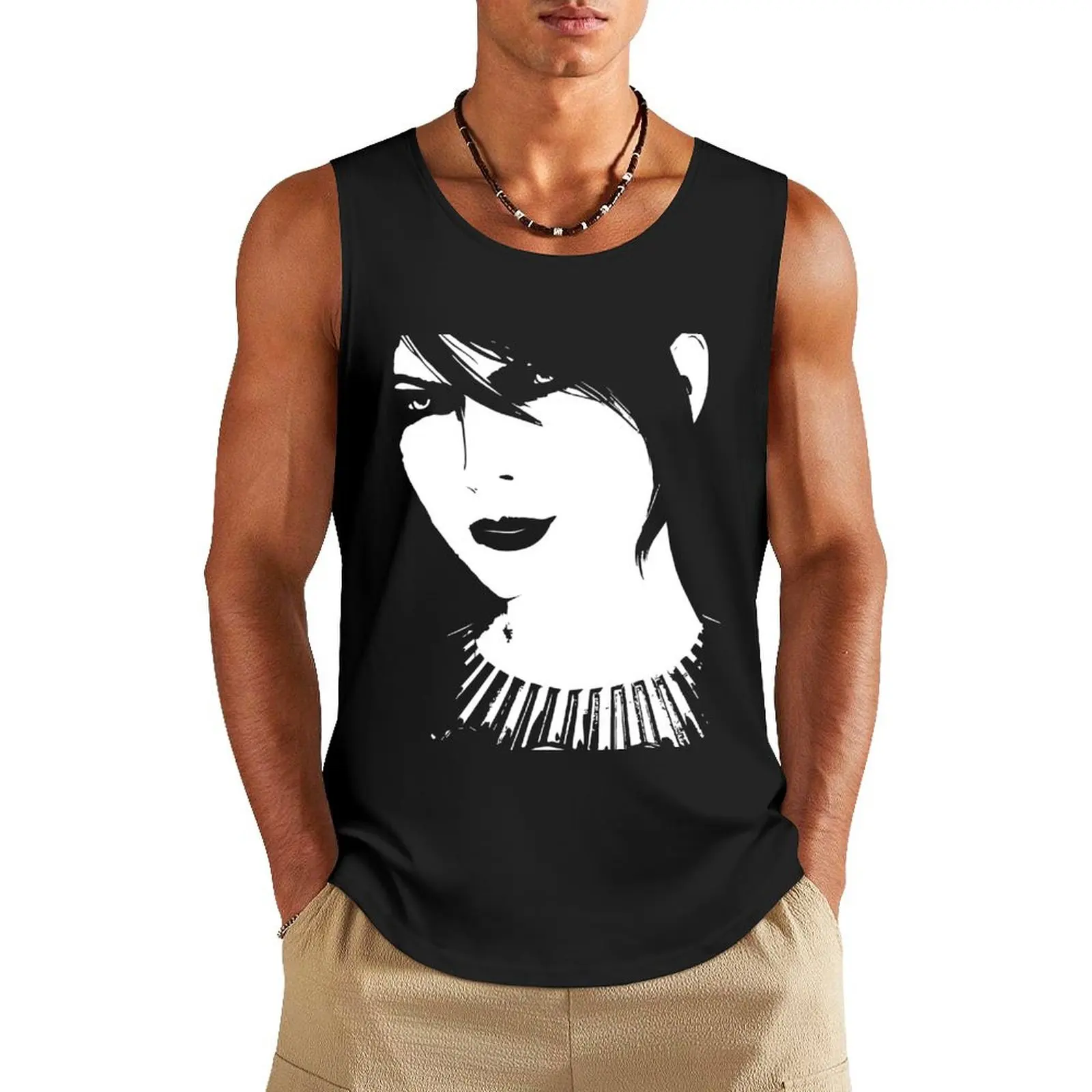 Witch of the Wilds Tank Top summer 2024 bodybuilding man Men's vest gym t-shirts man