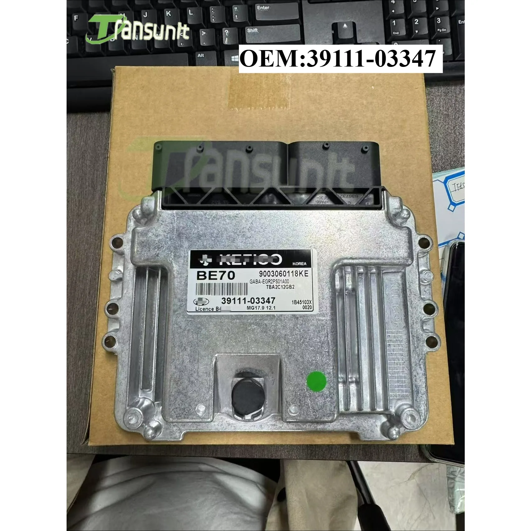 

Brand New BE70 ECU 39111-03347 Engine Computer Board ECU MEG17.9.12.1 Electronic Control Unit Fits For Hyundai 3911103347