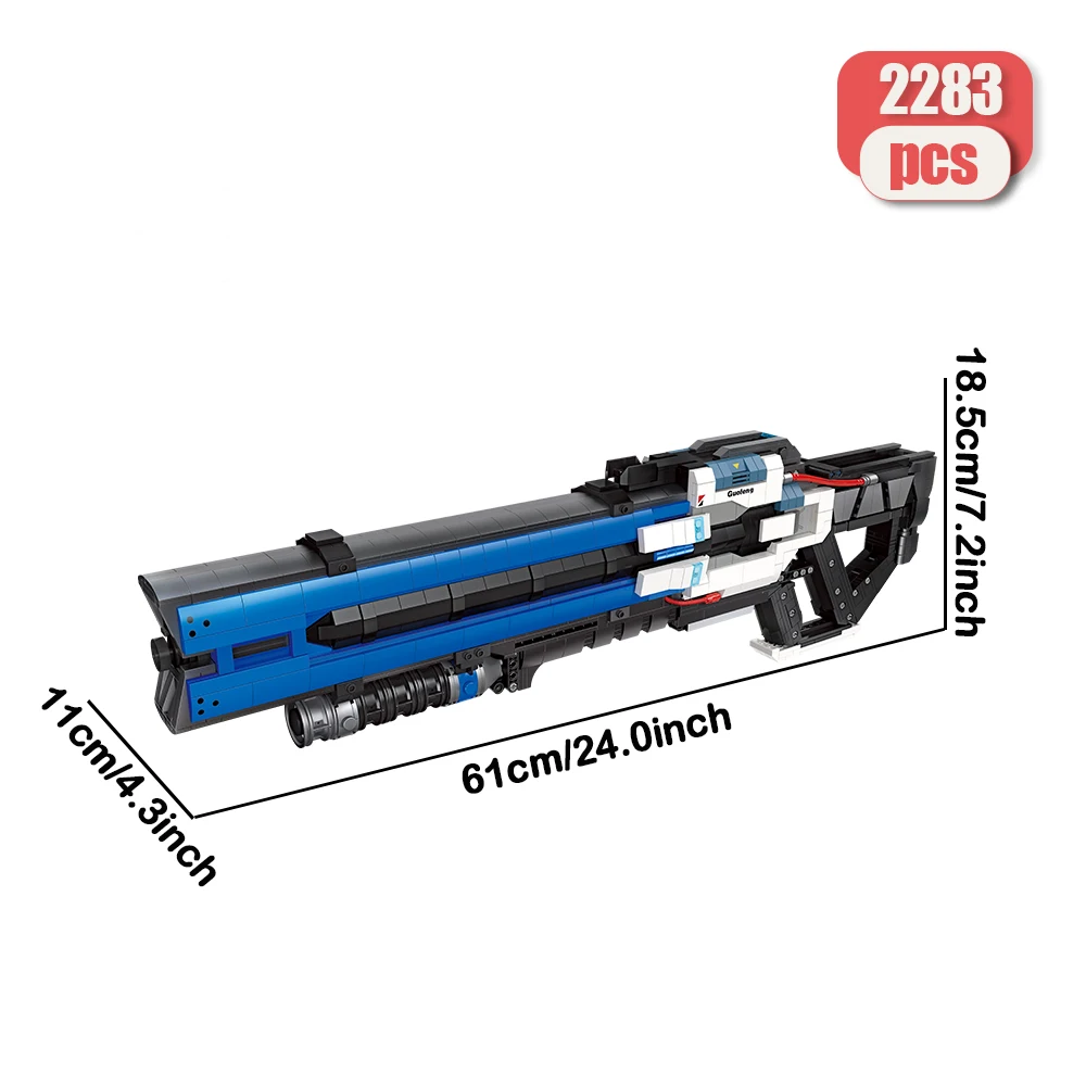 RapPulse-Fusil de construction MOC Technic pour enfants, navire expert créatif, modèle de jouet, cadeaux de Noël, nuits de livraison directe, États-Unis, 2283 pièces