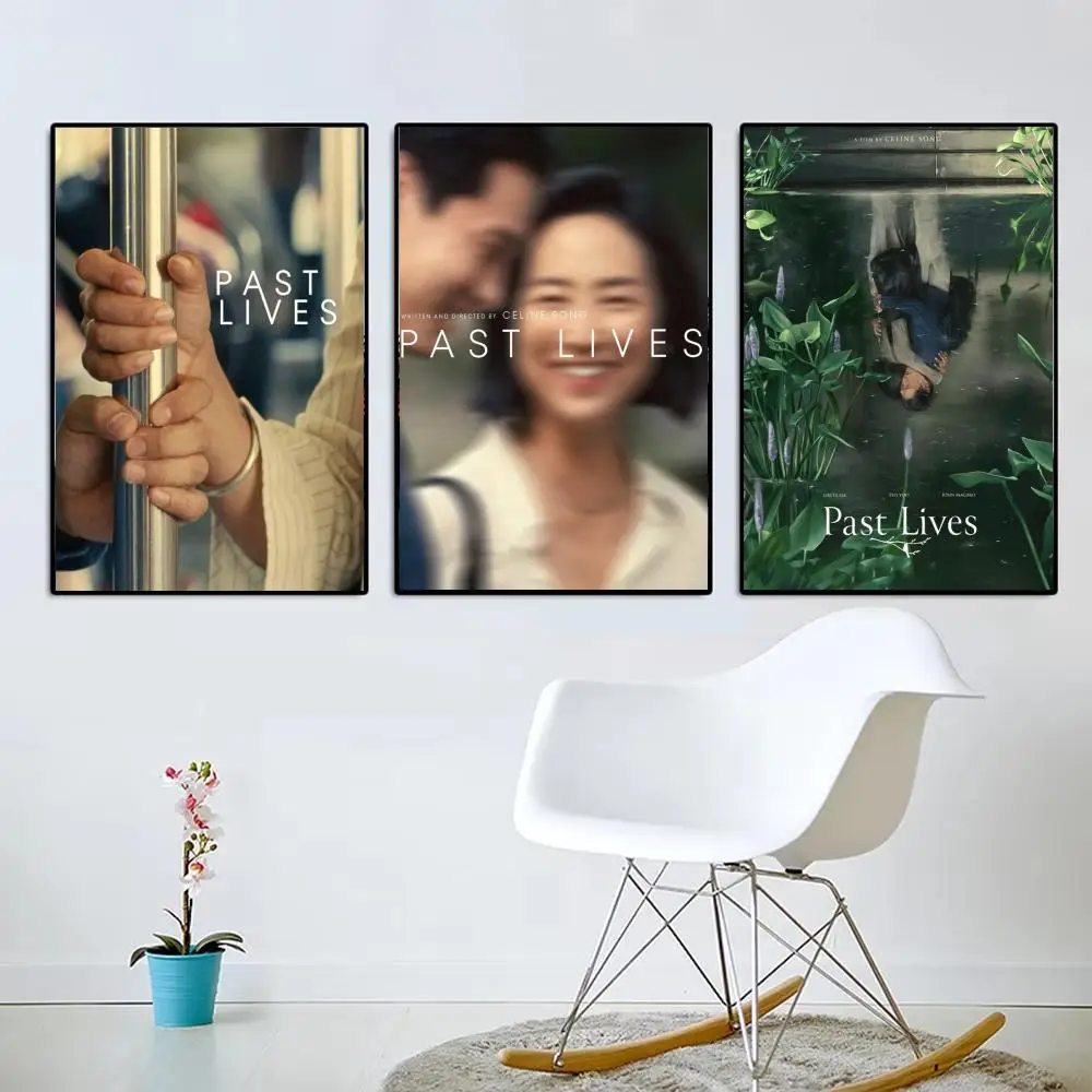 Movie P-Past Lives cinematic romance Poster Modern Aesthetic Wall Art Poster Minimalist Room Decoration Items