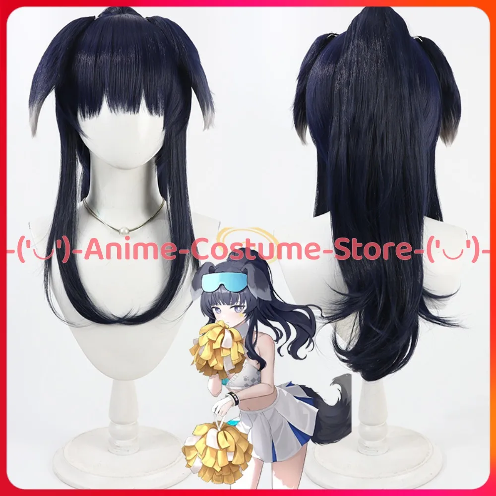 

Синий архив Nekozuka Hibiki, парик для косплея, хвост, аниме, игровой персонаж, Хэллоуин, карнавальный костюм для вечеринки, парики, термостойкие волосы