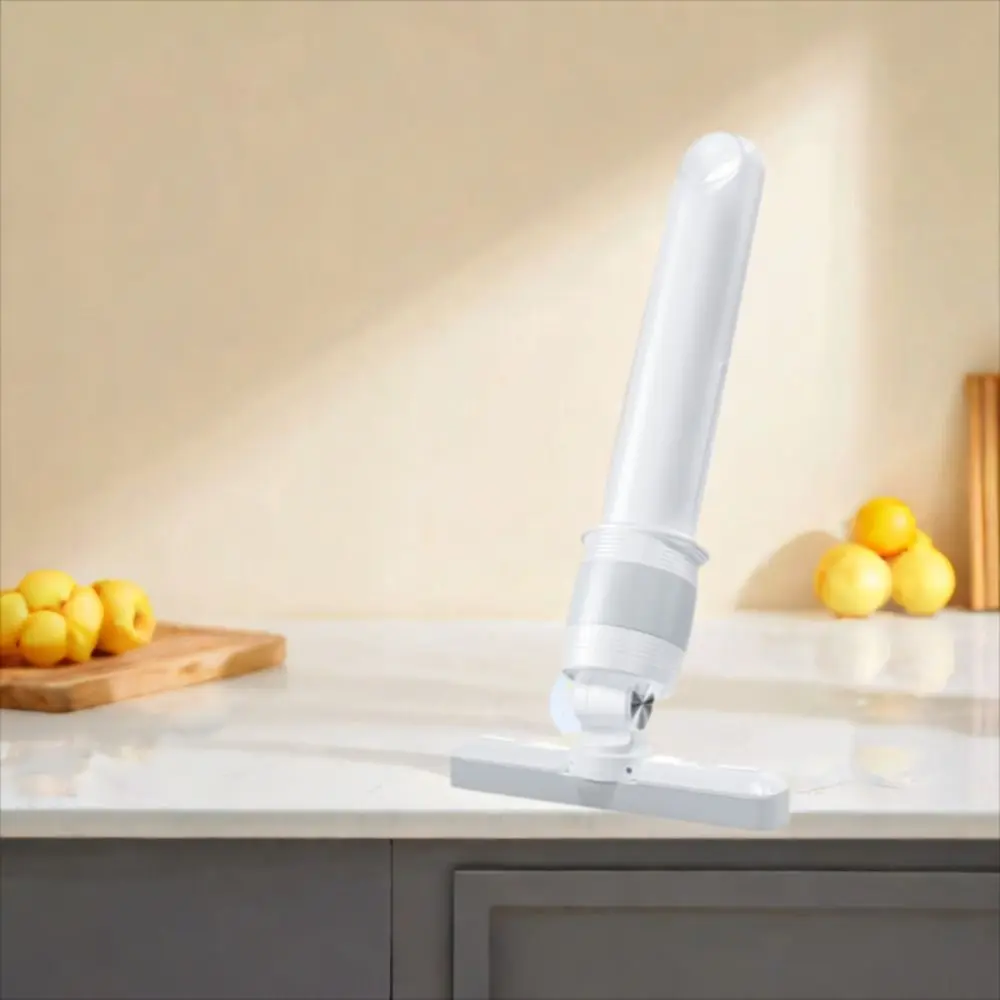 

Durable Plastic Desktop Mini Mop Ergonomic Quick-Dry Strong Water Absorption Mop Rotatable Powerful Squeeze Mop Glass Cleaning