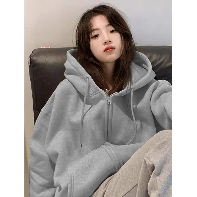 Hooded Graphic Hoodies Woman Winter Clothes Multiple Colour Pure White Chinese Floral Sweet Travel Fall Lining Thermal Knitting
