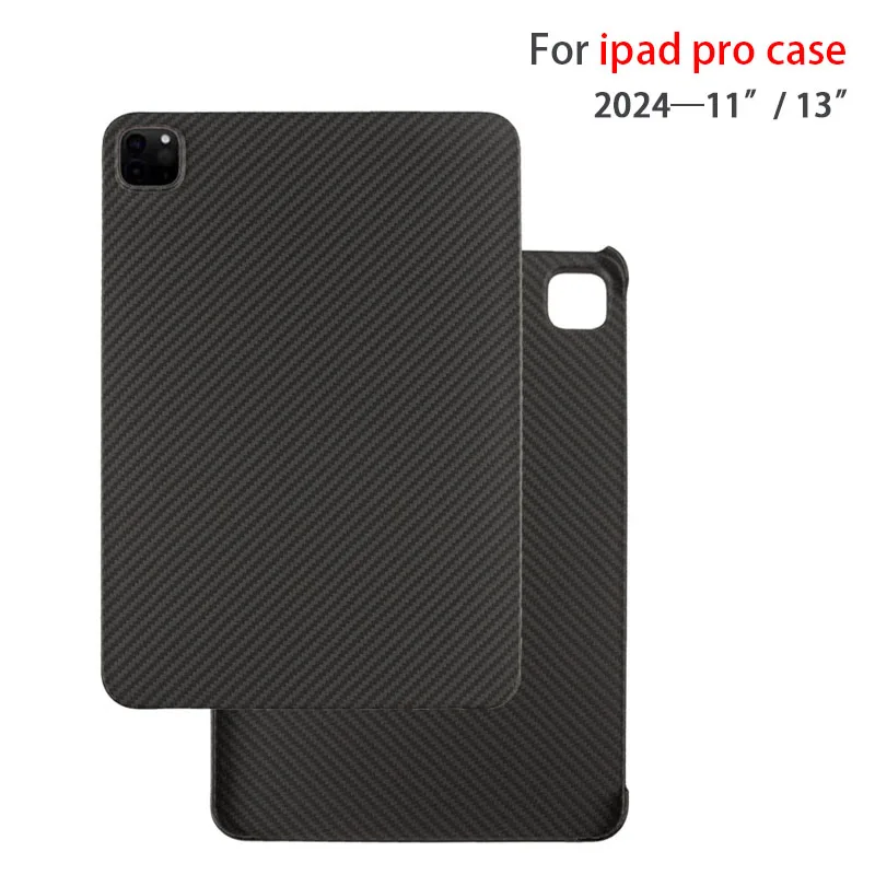 

Carbon Fiber iPad Pro Case 11 Inch For iPad Pro 13 11 2024 Protective Case Back Cover for 2024 New 13 inches