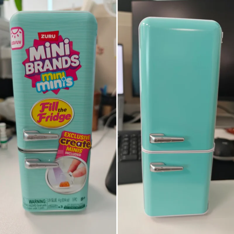 

Новый оригинальный мини-бренды Zuru, мини-брендовый холодильник, мини-холодильник, миниатюрная игрушка-симулятор для девочек, коллекционные подарки