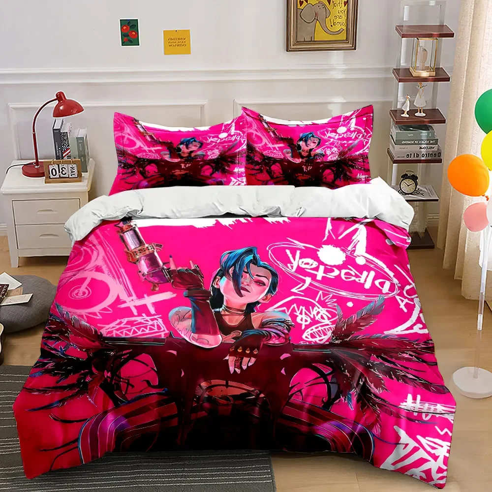 "Anime character Bold Character Art Decor Set" Soft Comfortable Duvet Cover Bedding Set Included 1*Duvet Cover & 2*Pillowcases