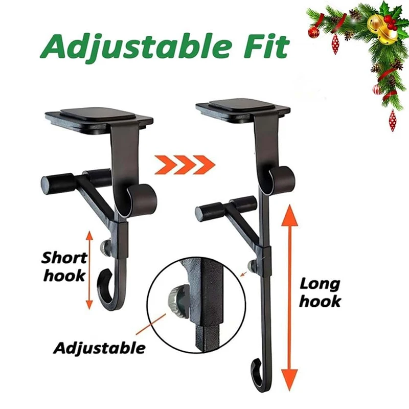 أحدث شماعة إكليل لتخزين عيد الميلاد لعام 2025 مع طول قابل للتعديل للروايات، بسمك يصل إلى 8.5 بوصة #5