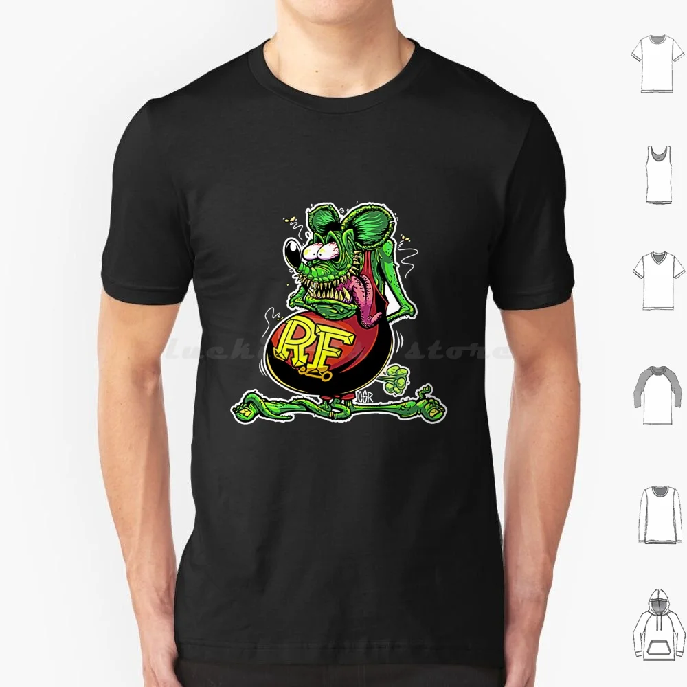 Bootleg Ratfink Camiseta de algodón para hombres y mujeres DIY estampado Big Daddy Roth Bootleg Car Ed Roth Hot Rod Muscle Car Racing Ratrod Rat Rod