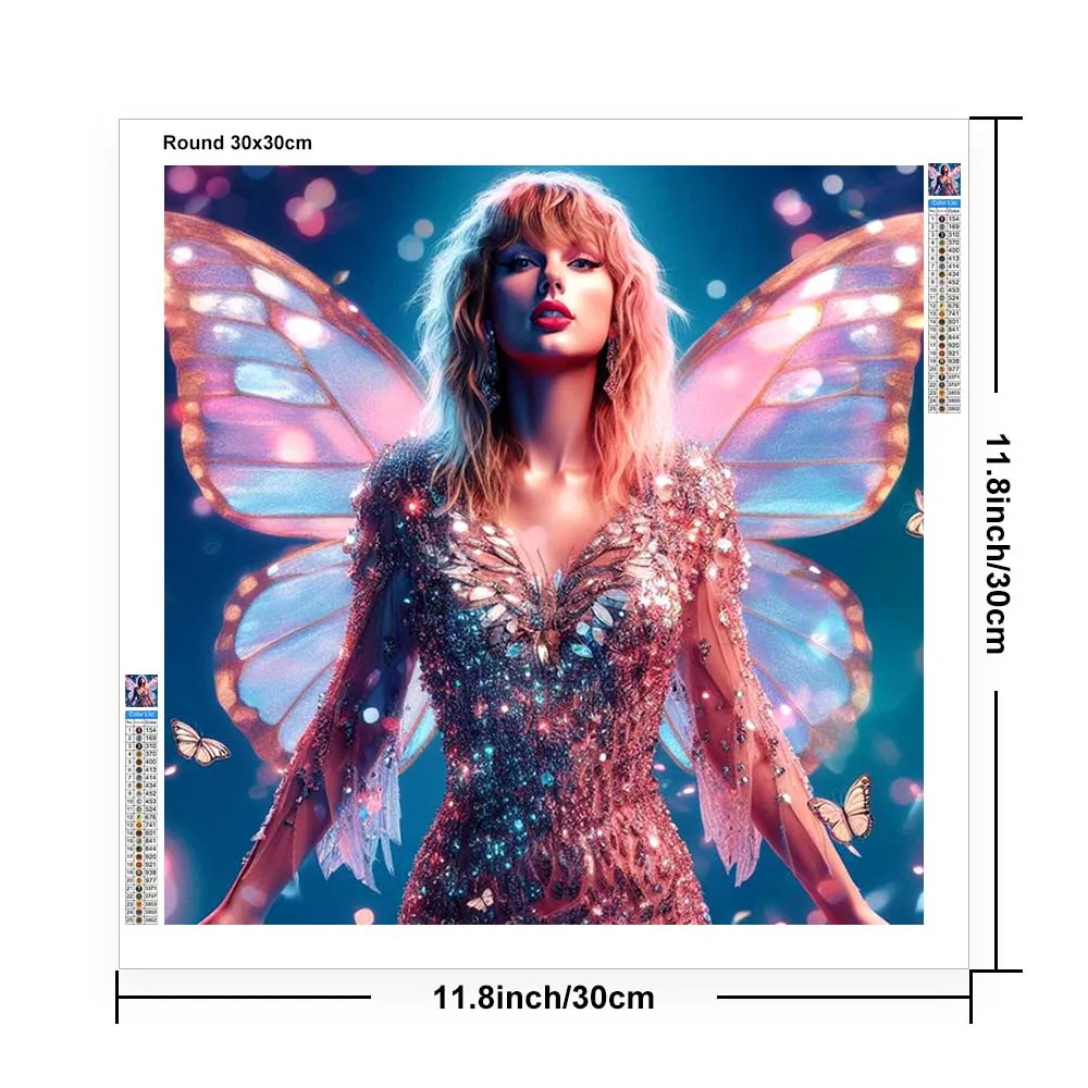Taylor-Alison-Swift Star 5D DIY Square Diamond Painting Art Famous Singer Diy Cross Stitch Embroidery Handcraft Home Decor