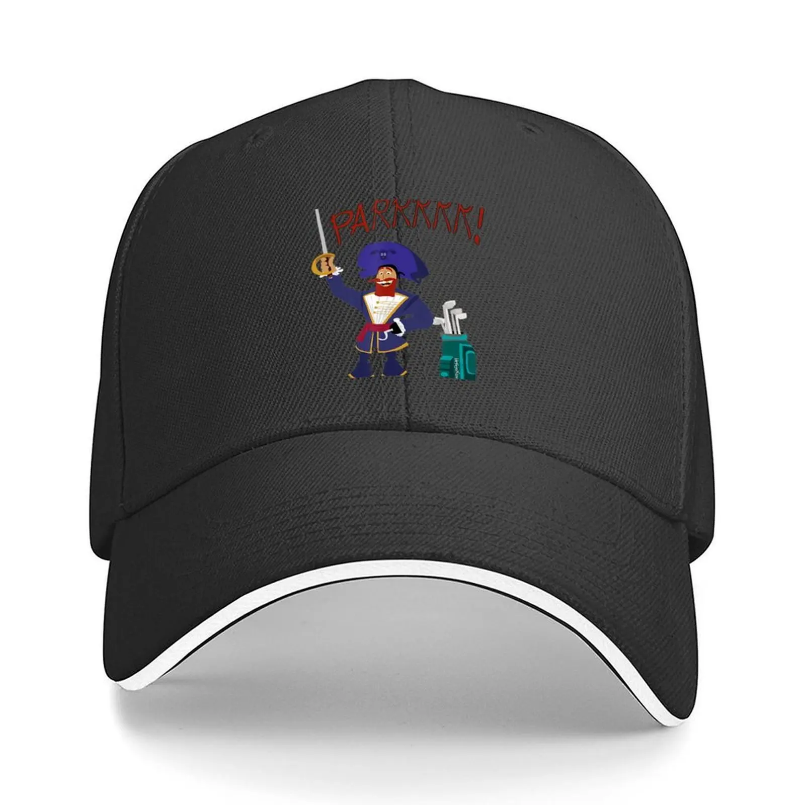 

birth.golf.death. Pirate Golfer - Kids Golf Baseball Cap western Hat fashionable Sunhat Sun Cap Trucker Hats For Men Women's