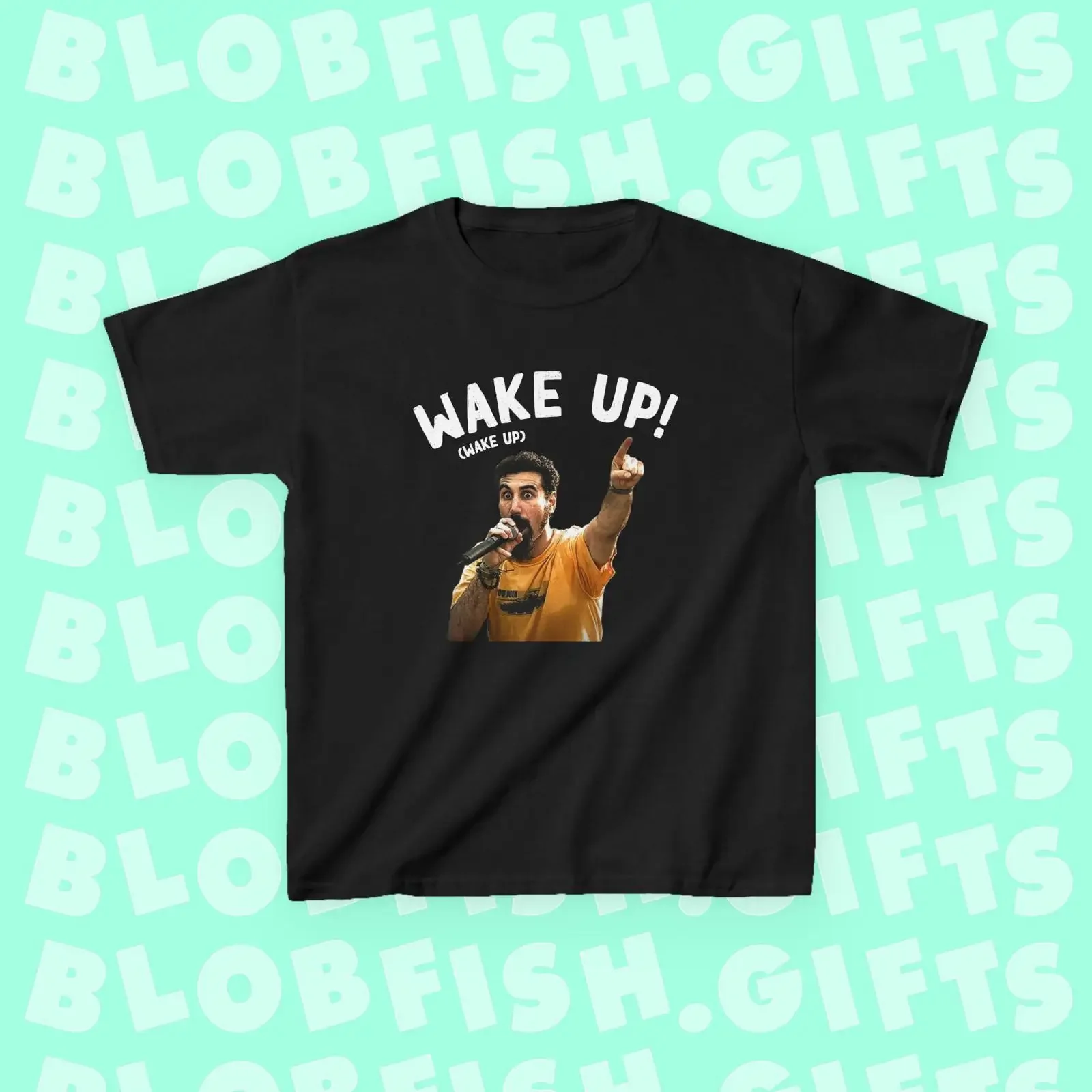 Wake up SOAD Chop Suey T Shirt Kids sizes vintage Washed Stretched fashion Slightly Comfortable Breathable