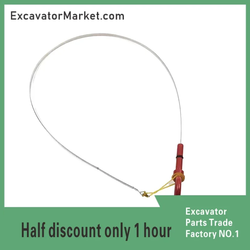 

For Vol-vo Ec210/210b/240/290/360 Engine Oil Dipstick Sleeve Oil Dipstick Excavator Accessories High Quality