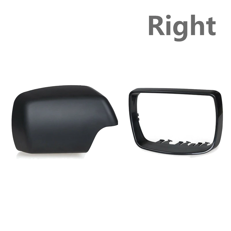 For -BMW E53 X5 2000 2001 2002 2003 2004 2005 2006 Right Side Rear View Mirror Cover Cap 51168256322 + 51168254904