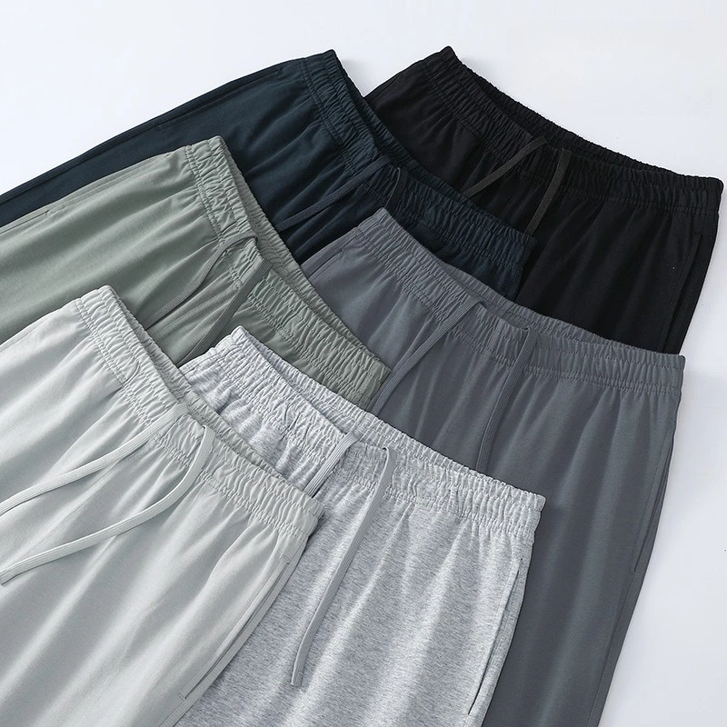 

Men's Quick Dry Pants Combed Cotton Tech Pants Japanese Street Style Sweatpants​