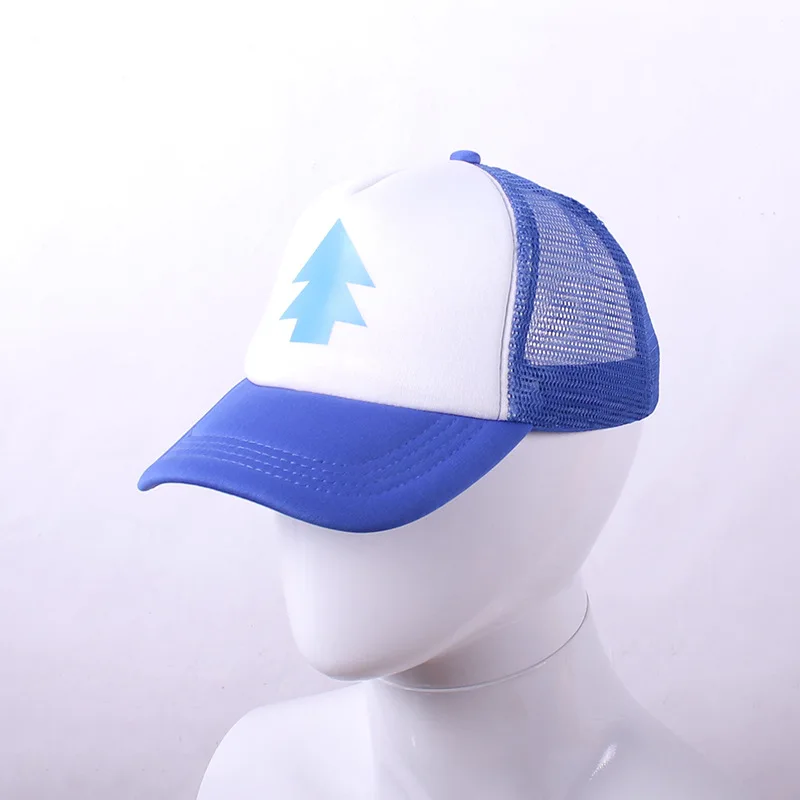 Cartoon Pines Hats Gravity Falls Dipper Baseball Caps Cosplay Accessories Hat Canvas Adjustable Boys Cotton Pine Cap Gift