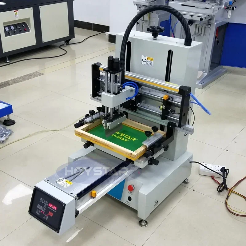 2026nb 1 Color 1 Station Silk Screen Printing Press With Sliding Worktable